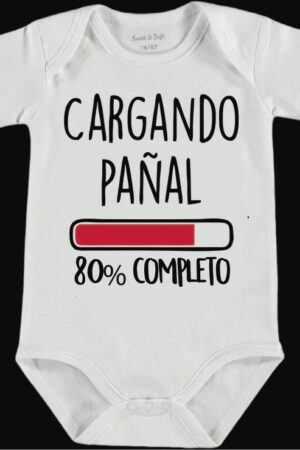 Pañalero "Cargando pañal 80% completo"
