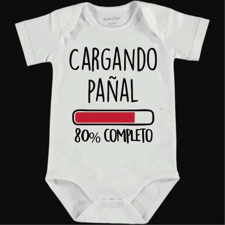Pañalero "Cargando pañal 80% completo"