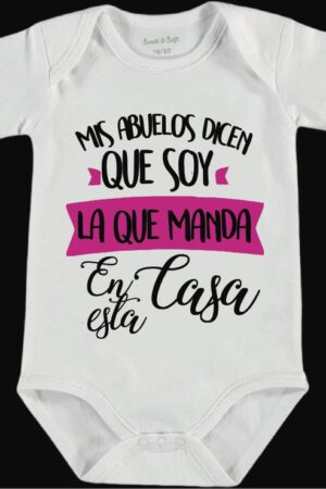 Pañalero personalizado "Mis abuelos dicen que soy..."