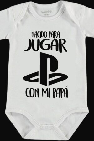 Pañalero "Nacido para jugar... con mi papá"