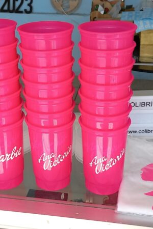 Paquete 28 vasos Barbie y playera niña