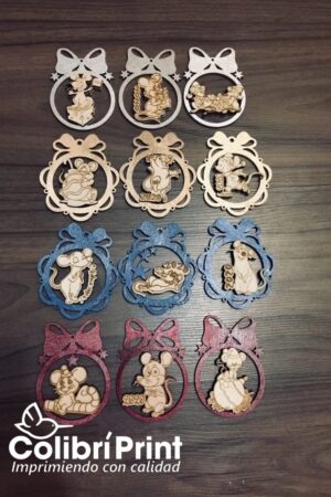 Figuritas para decorar 12pz