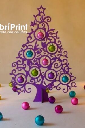 Pinito de navidad para centro de mesa