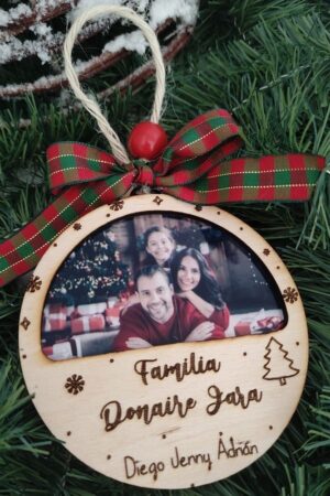 Esferas de navidad con foto