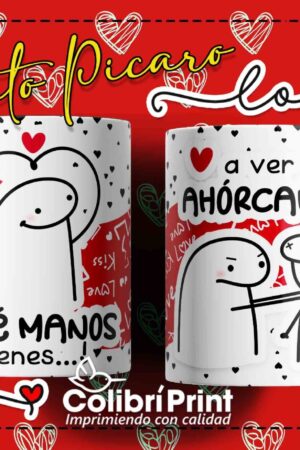Taza flork "Que manos tienes, a ver ahorcame"