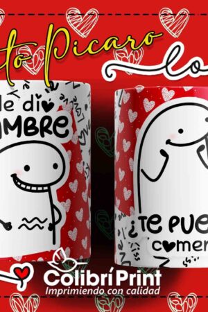 Taza flork "me dio hambre te puedo comer"