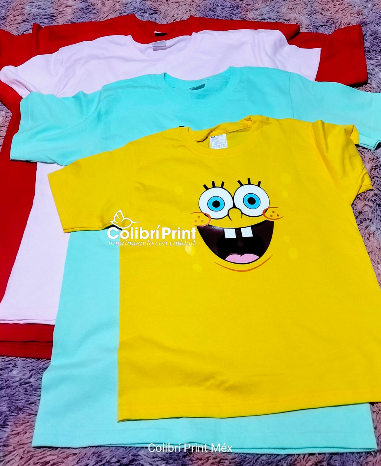 Paquete de playeras para fiesta familiar